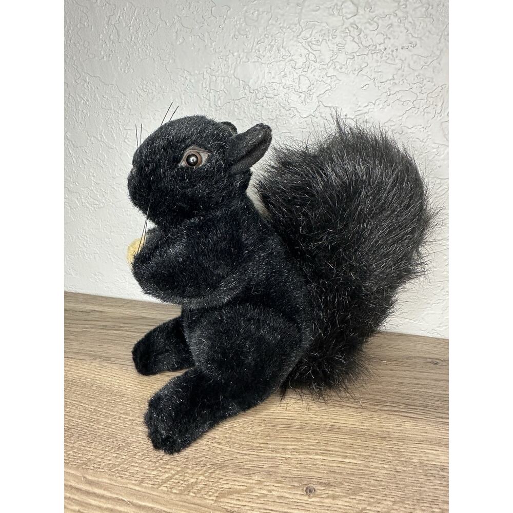 Realistic Plush Black Squirrel Plush Stuffed Animal It’s All Greek To Me 6.5”